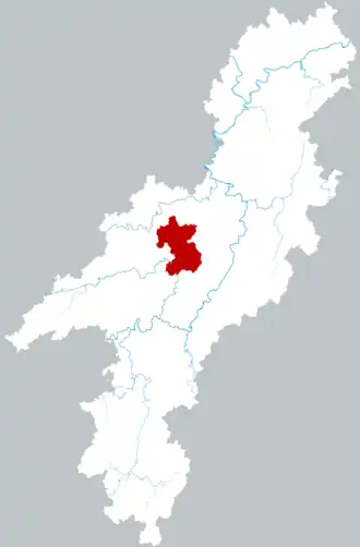 Localisation de Hèchéng Qū