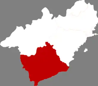 Localisation de Suízhōng Xiàn