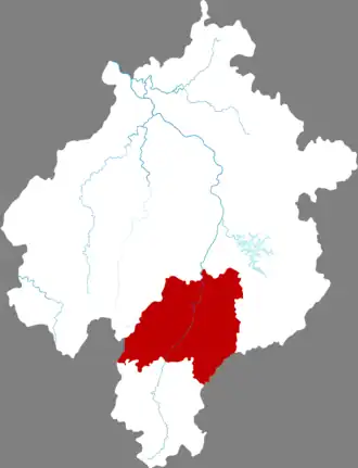 Localisation de Nánfēng Xiàn