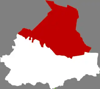 Localisation de Jīnchuān Qū