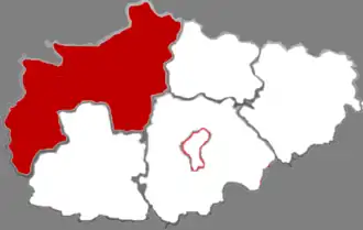 Localisation de Qìnshuǐ Xiàn