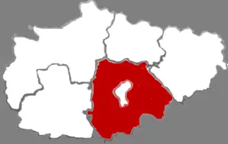 Localisation de Zézhōu Xiàn