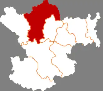 Localisation de Lǐ Xiàn