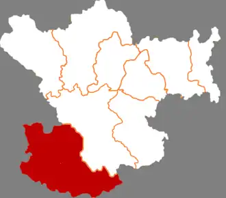 Localisation de Wén Xiàn