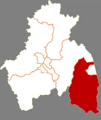 Localisation de Dōngníng Xiàn (东宁县)