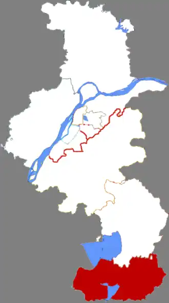 Localisation de Gāochún Xiàn