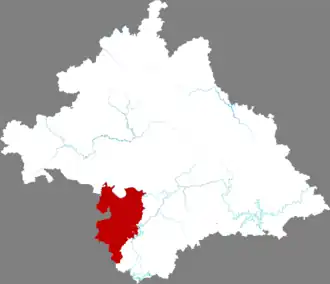 Localisation de Jiāngnán Qū