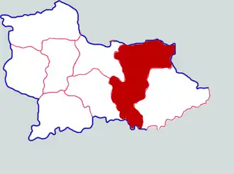 Localisation de Yúchéng Xiàn