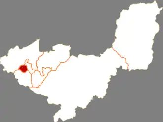 Localisation de Jiānshān Qū