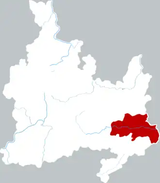 Localisation de Tongren