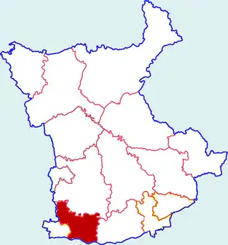 Localisation de Wǔgōng Xiàn