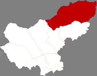 Localisation de Dōngwūzhūmùqìn Qí