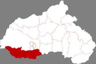 Localisation de Shāhé