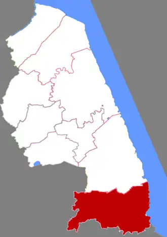 Localisation de Dongtai