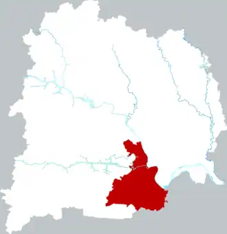 Localisation de Yídū