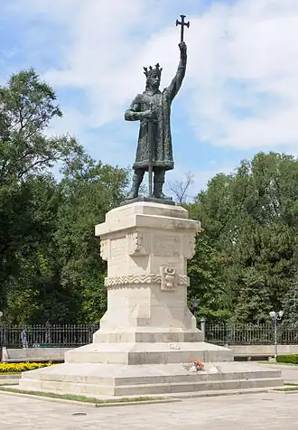 Monument à Étienne III de Moldavie (Ştefan cel Mare).