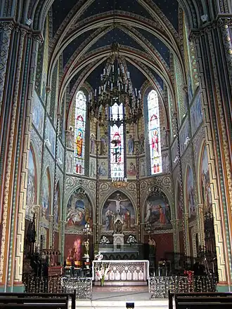 Chœur de l'église de Tartas.