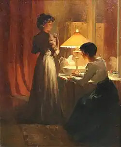 Choix de bijoux sous la lampe, localisation inconnue.