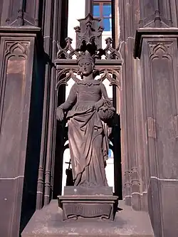 Le Cholerabrunnen,Gottfried Semper,fontaine néo-gothique, Dresde.