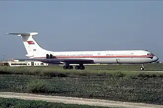 L'appareil impliqué dans l'accident, ici en novembre 1982 (avec une immatriculation précédente).