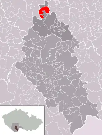 Localisation de Chrášťany