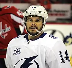 Chris Kunitz avec le Lightning de Tampa Bay en 2018.