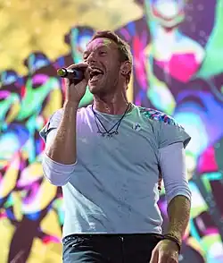 Chris Martin dans un festival à Hambourg