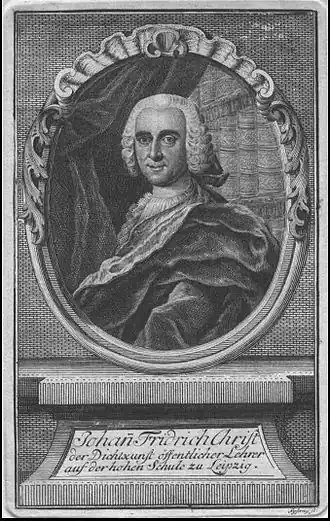 Image illustrative de l’article Johann Friedrich Christ