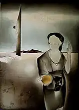 Christ, Leica et orange, 92x73cm, 1963.