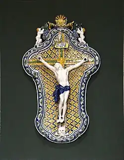 Christ de la chapelle du musée des arts décoratifs, de la faïence et de la mode à Marseille.