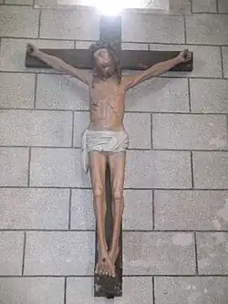 Christ en croix, bois polychrome (XVIIe&nbsp;siècle)