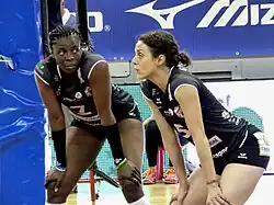 Avec Chamalières aux côtés de Kathleen Gates (décembre 2019).