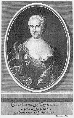 Description de l'image Christiana Mariana von Ziegler.jpg.