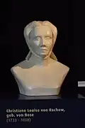 Buste de Christiane-Louise von Rochow née von Bose (1733-1808)