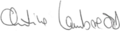 Signature de Christine Lambrecht
