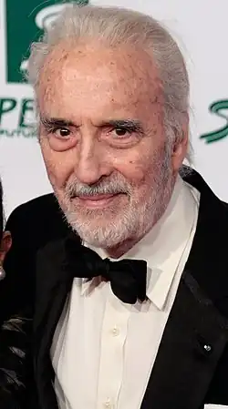 Christopher Lee, acteur britannique