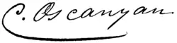 signature de Khachig Oskanian