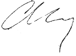 signature de Christopher A. Wray