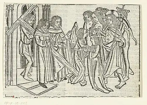 Le Christ aux portes du ciel, papier, vers 1500-1503, collection Anvers.