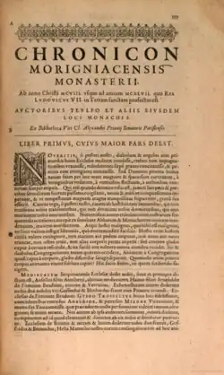 Image illustrative de l’article Chronique de Morigny