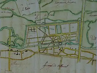 Son parc à la française.