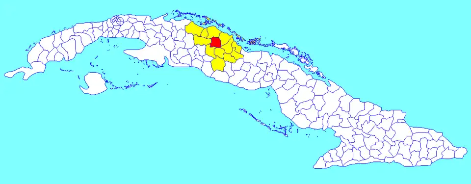 Municipalité de Cifuentes dans la province de Villa Clara