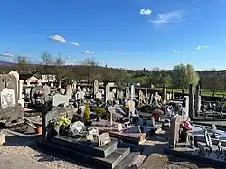 Vue générale du cimetière.