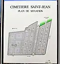 Plan du cimetière.