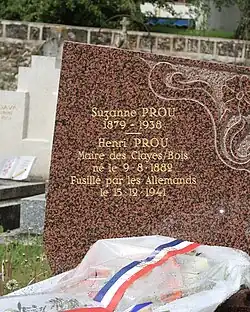 Tombe de Henri Prou.