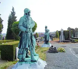 Charles Samuel, Monument aux morts du cimetière d'Ixelles.