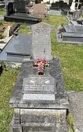 La sépulture d'Aimé Pecceu.