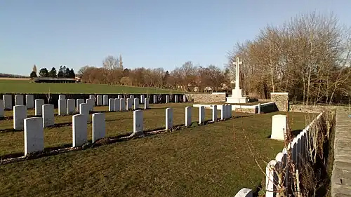 Cimetière militaire britannique des Gardes.