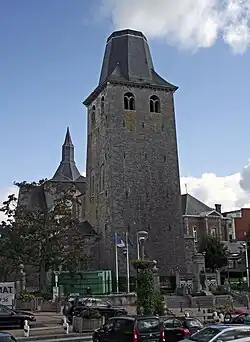 La collégiale après le passage de la tempête.