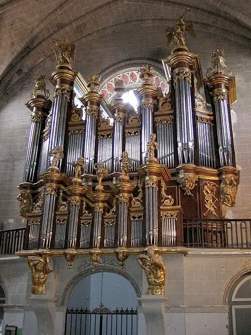 Cintegabelle (Haute-Garonne), église de la Nativité-de-la-Sainte-Vierge, orgue de tribune (31 jeux).